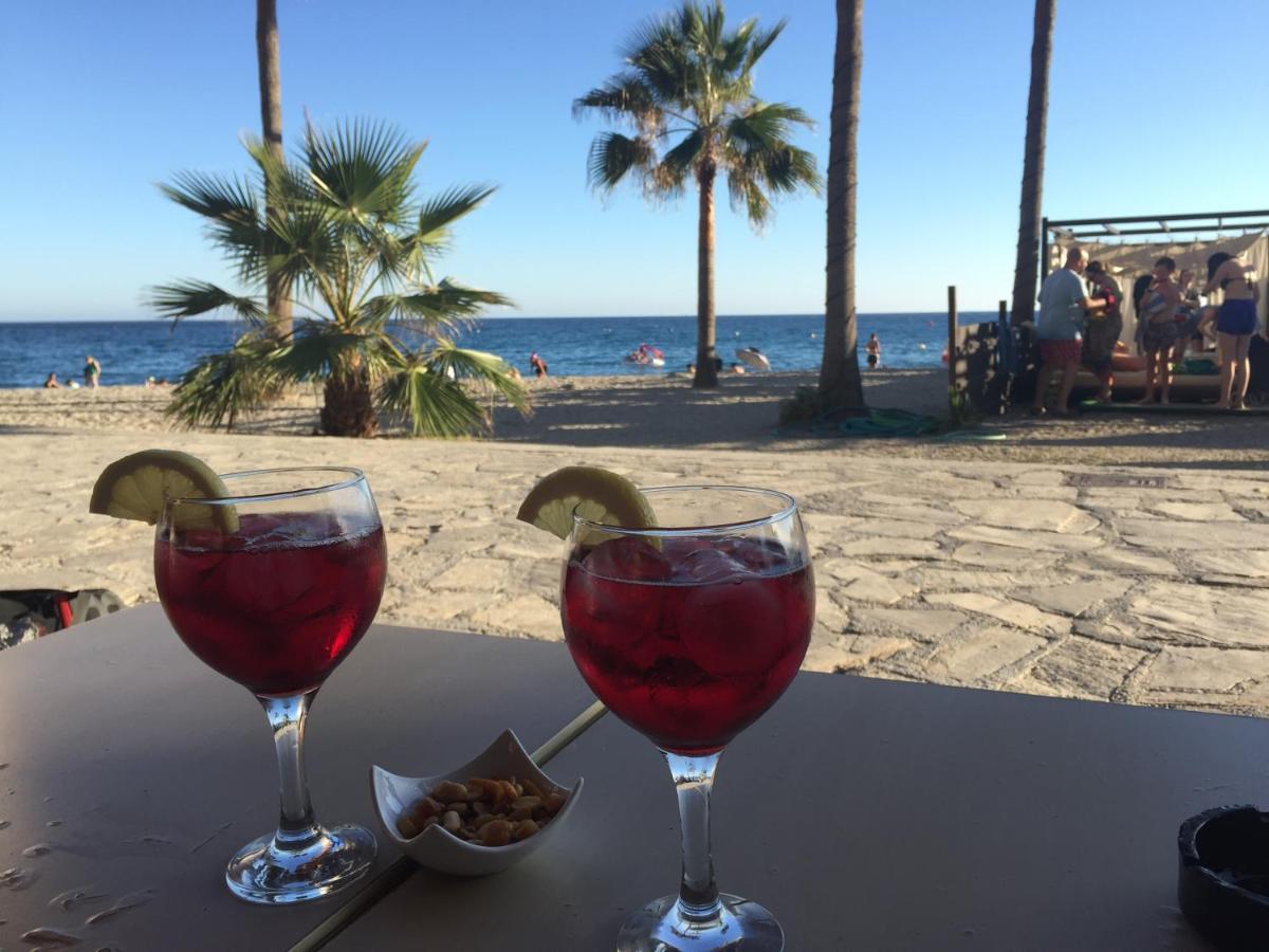 Playa Burriana, Tva Terasser, Havsutsikt, Pool ネルハ エクステリア 写真