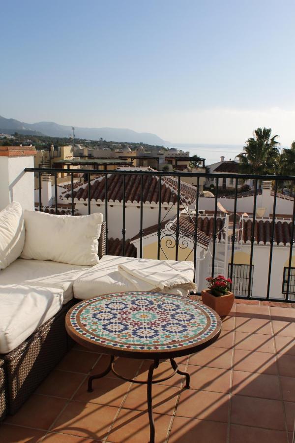 Playa Burriana, Tva Terasser, Havsutsikt, Pool ネルハ エクステリア 写真